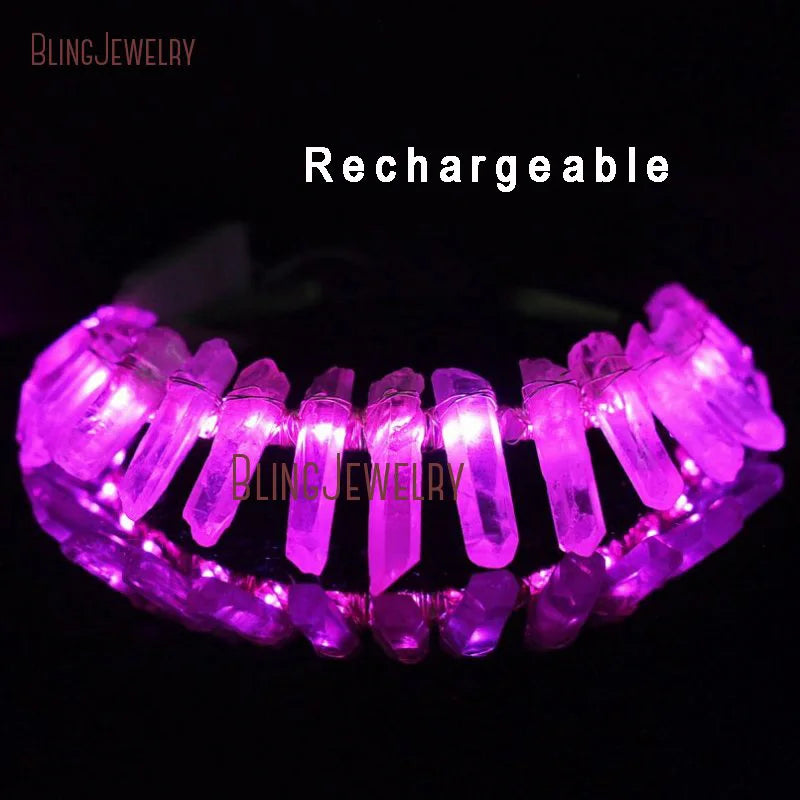 Light Crystal Quartz Crowns