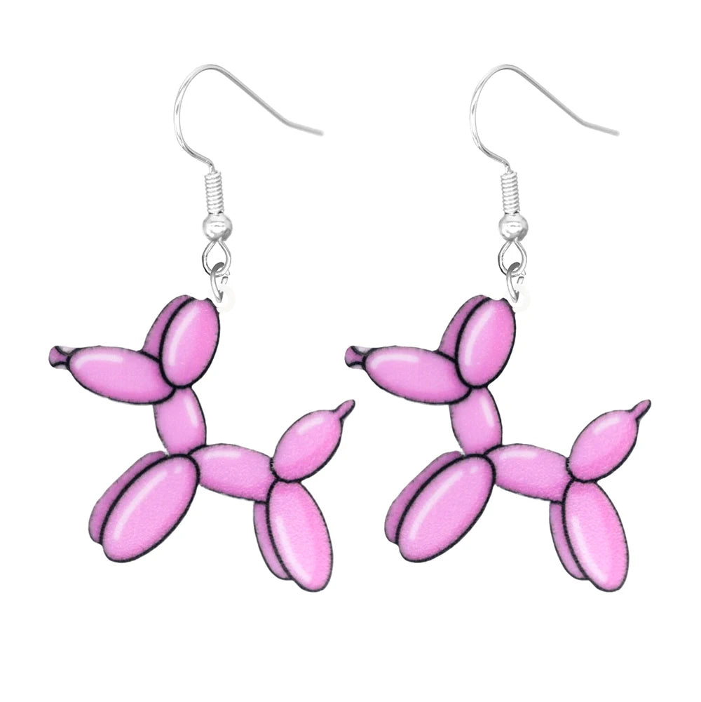 Pink Y2K Acrylic Earrings (Individual Pairs)