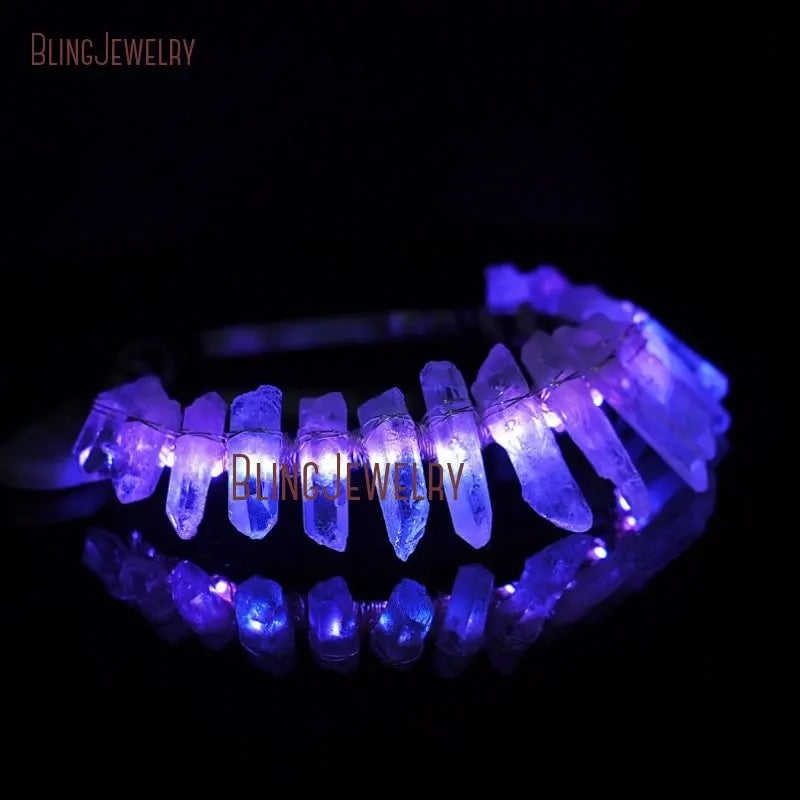 Light Crystal Quartz Crowns