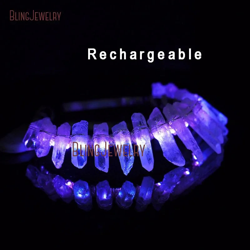 Light Crystal Quartz Crowns