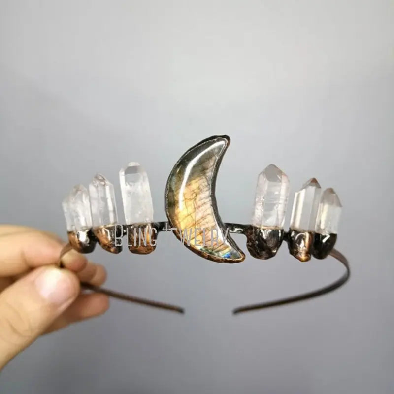 Light Crystal Quartz Crowns