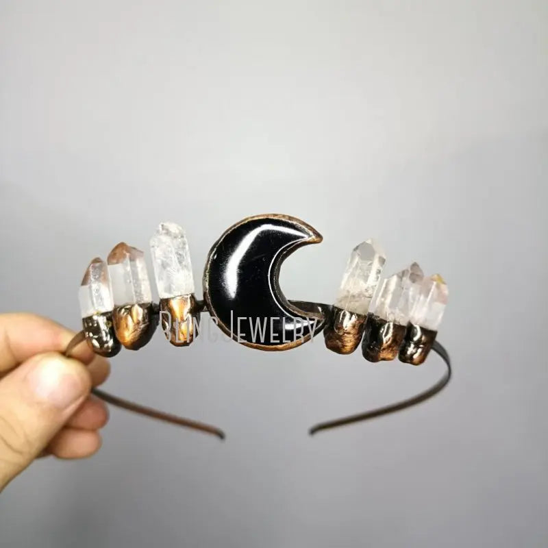 Light Crystal Quartz Crowns