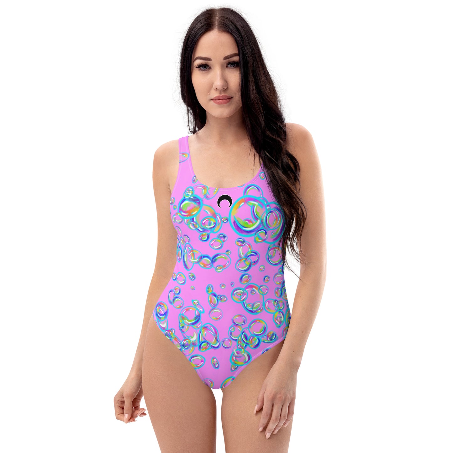 Rainbow Prism Bubbles One-Piece Swimsuit