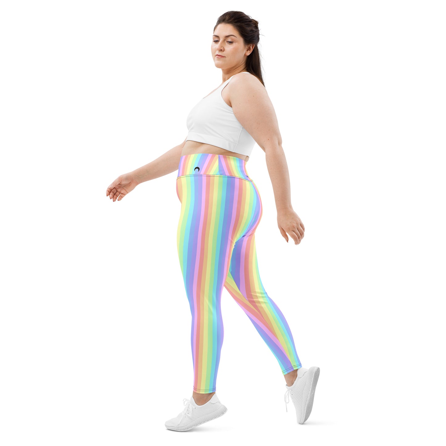 Pastel Rainbow Plus Size Leggings