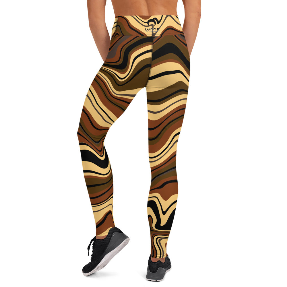 Liquid Dune Yoga Leggings