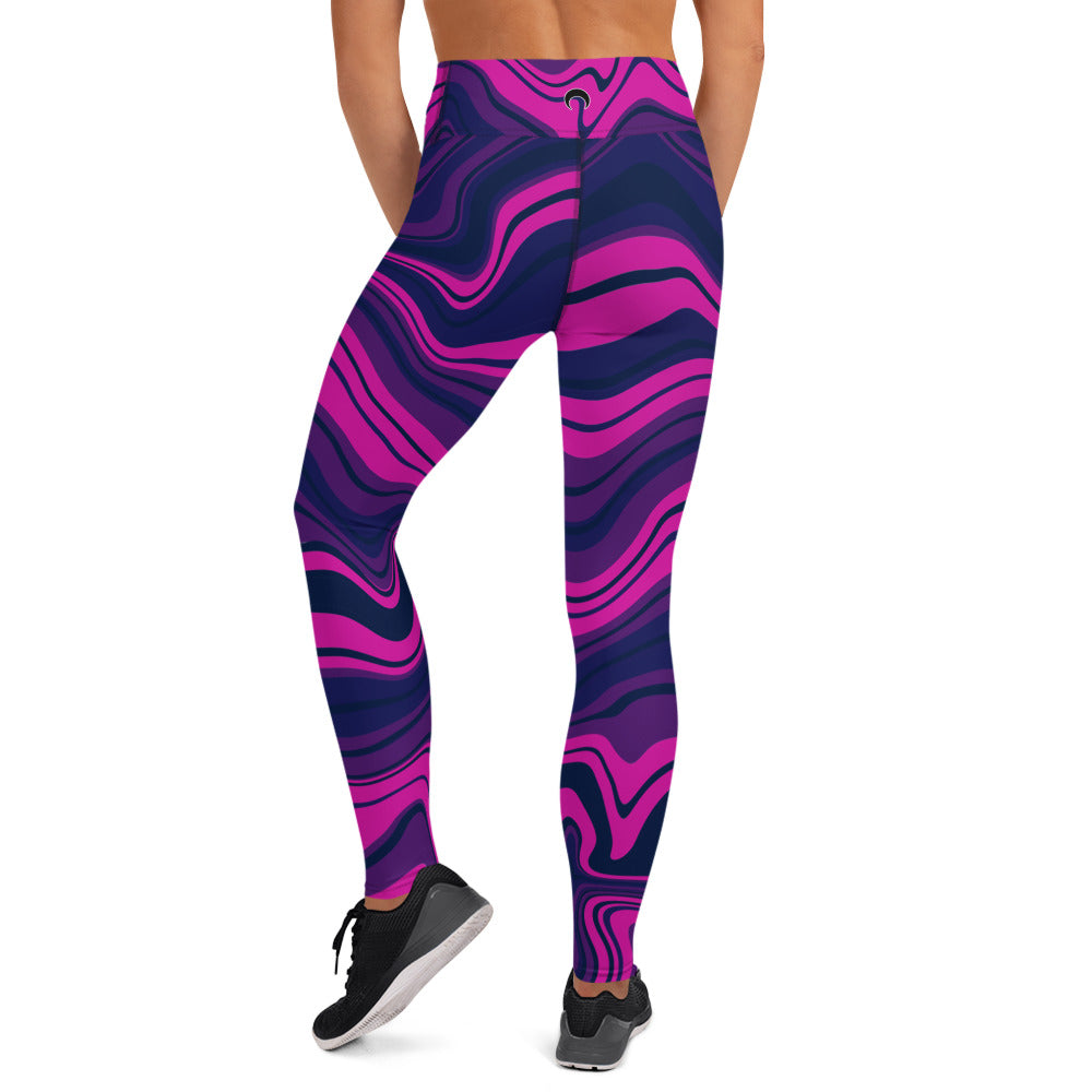 Liquid Berry Yoga Leggings