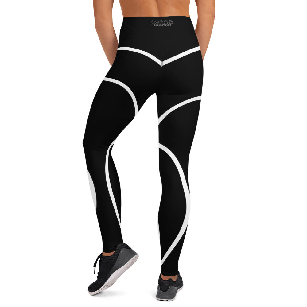 Lunar Essentials -Black and White Yoga Leggings