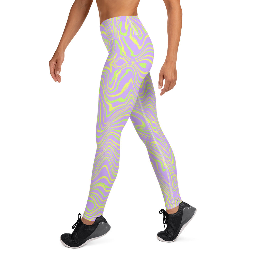 Liquid Lavender Yoga Leggings