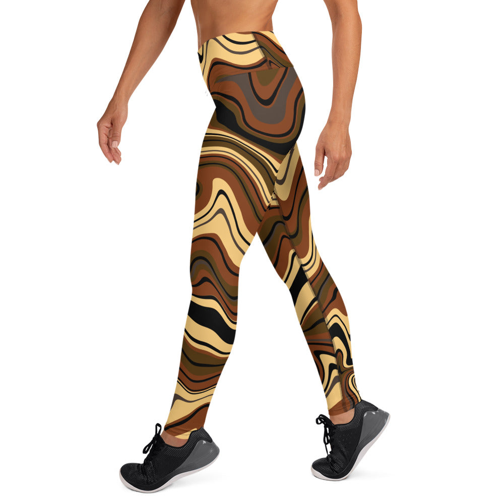Liquid Dune Yoga Leggings