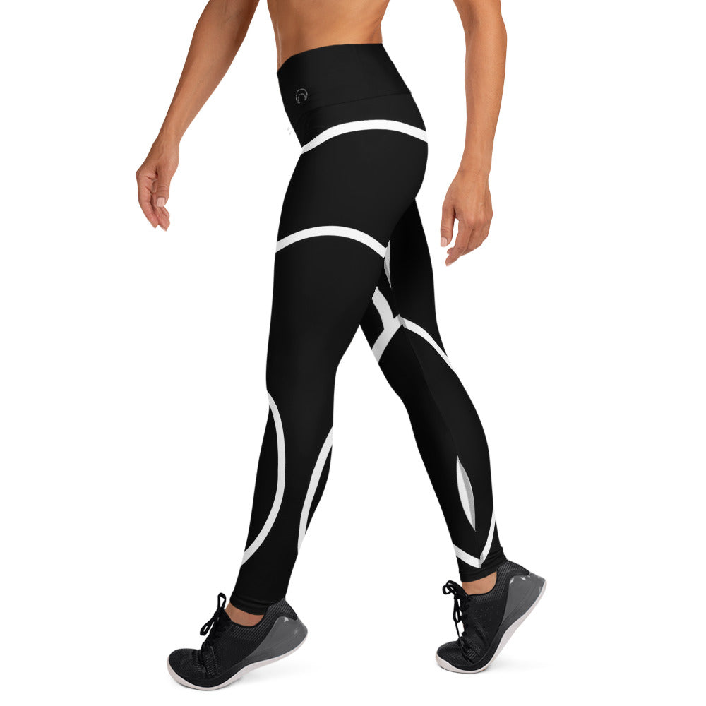 Lunar Essentials -Black and White Yoga Leggings