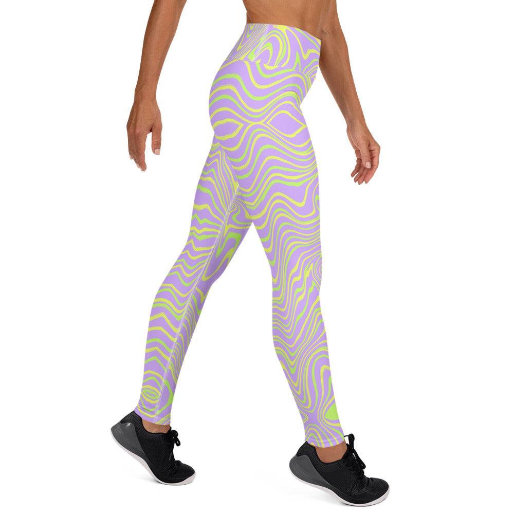 Liquid Lavender Yoga Leggings