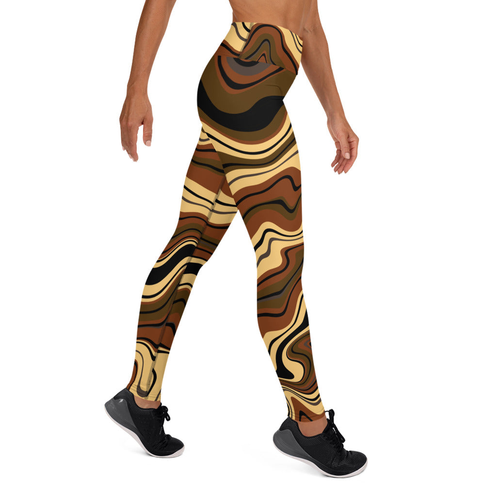 Liquid Dune Yoga Leggings