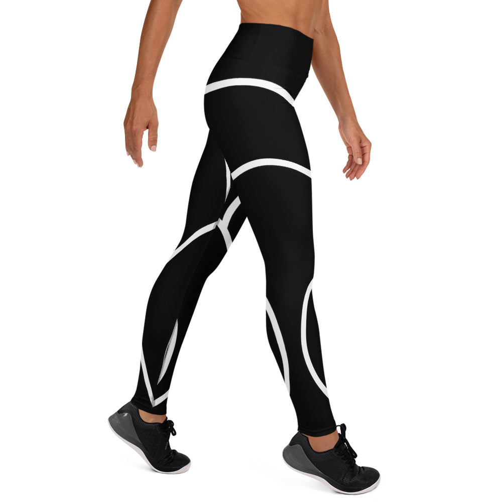 Lunar Essentials -Black and White Yoga Leggings