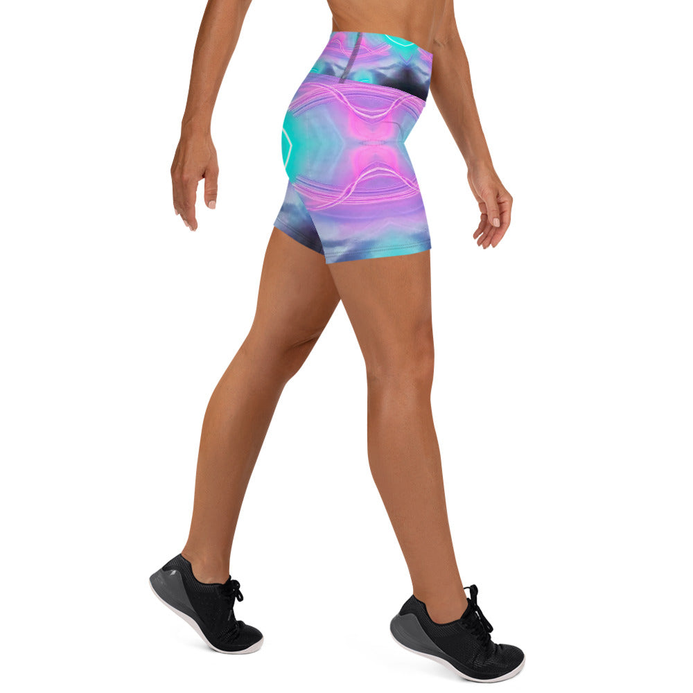 Cyber Babe Yoga Shorts
