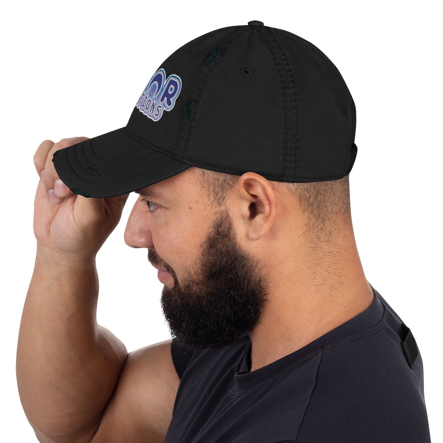 Lunar Essentials - Lunar Refractions Moho Shojo Logo Distressed Dad Hat