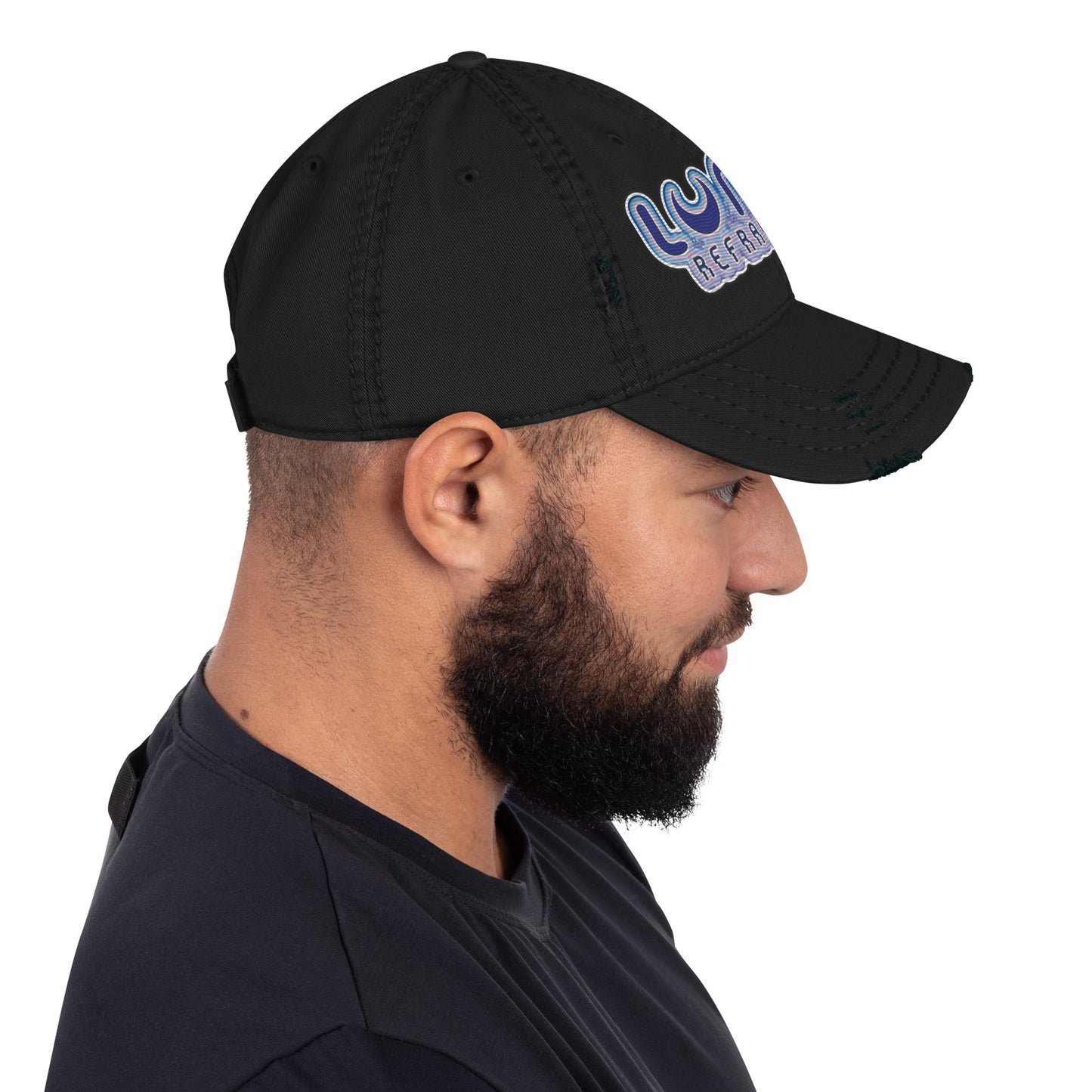 Lunar Essentials - Lunar Refractions Moho Shojo Logo Distressed Dad Hat