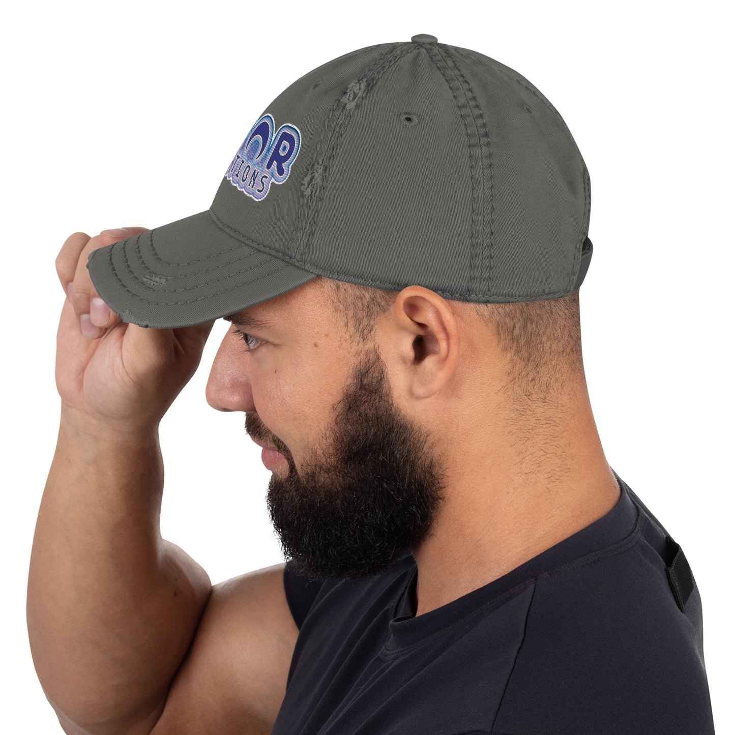 Lunar Essentials - Lunar Refractions Moho Shojo Logo Distressed Dad Hat