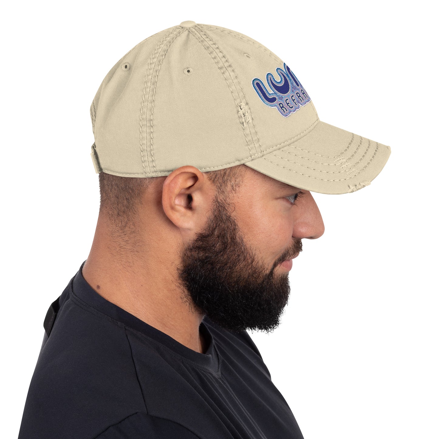 Lunar Essentials - Lunar Refractions Moho Shojo Logo Distressed Dad Hat