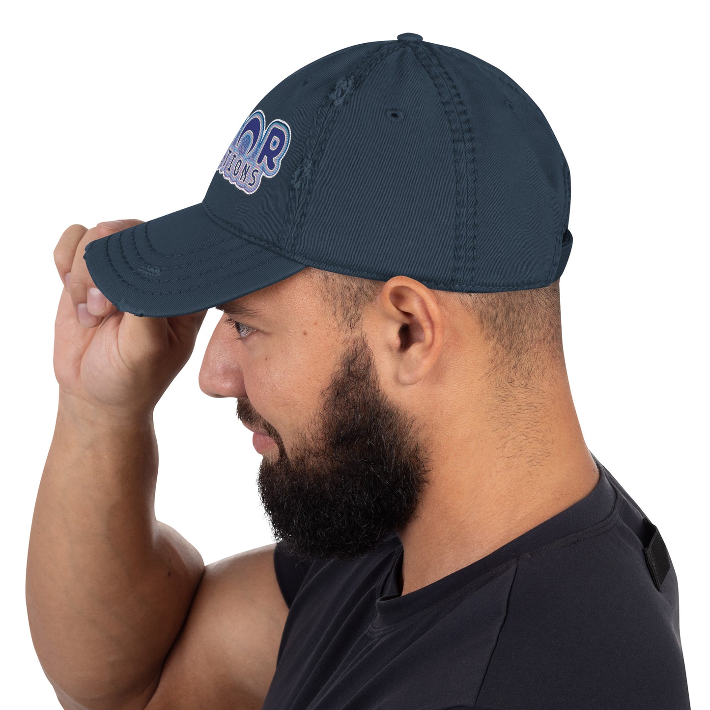 Lunar Essentials - Lunar Refractions Moho Shojo Logo Distressed Dad Hat