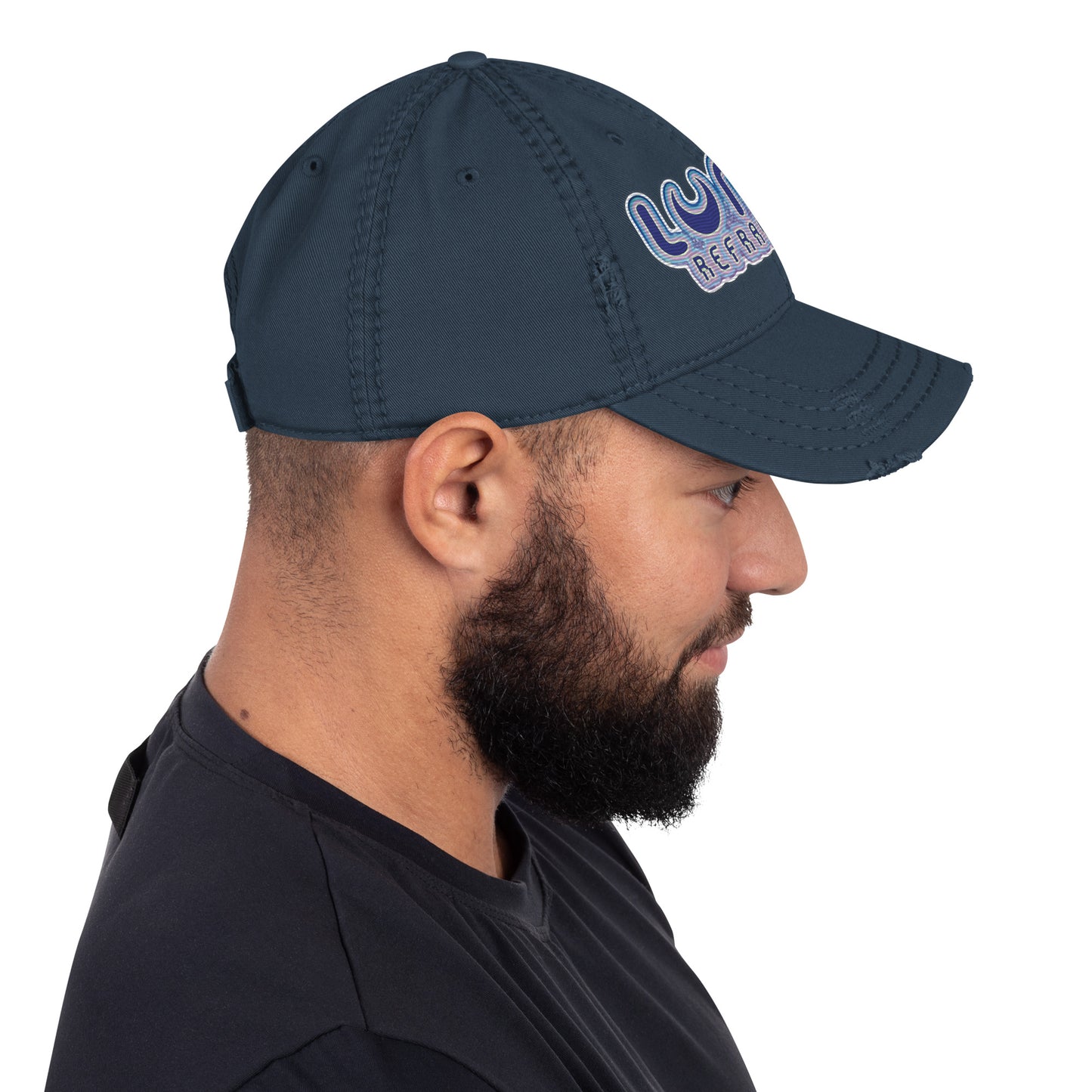 Lunar Essentials - Lunar Refractions Moho Shojo Logo Distressed Dad Hat