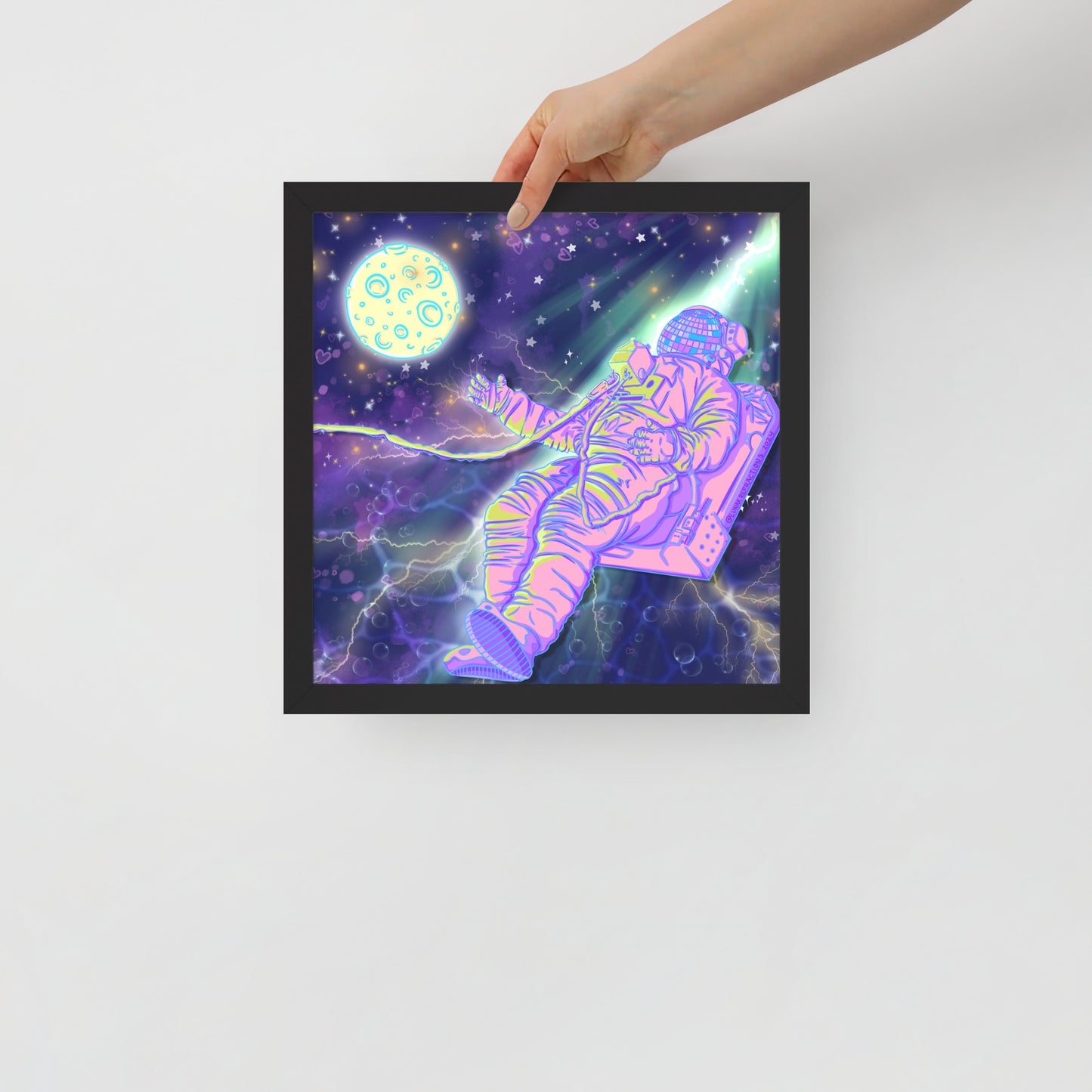 Disconaut Space Cadet Framed poster