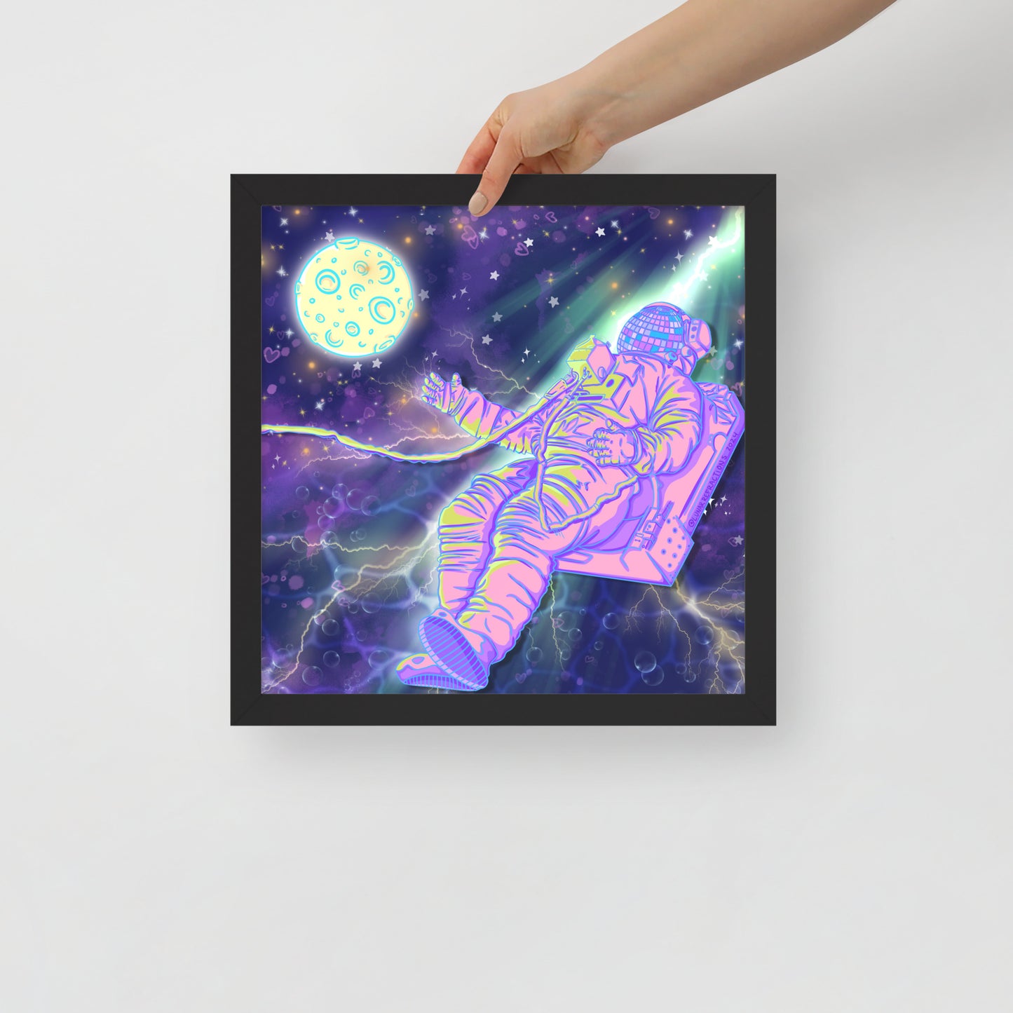 Disconaut Space Cadet Framed poster