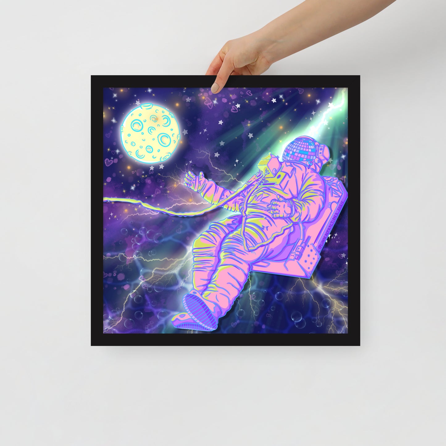 Disconaut Space Cadet Framed poster