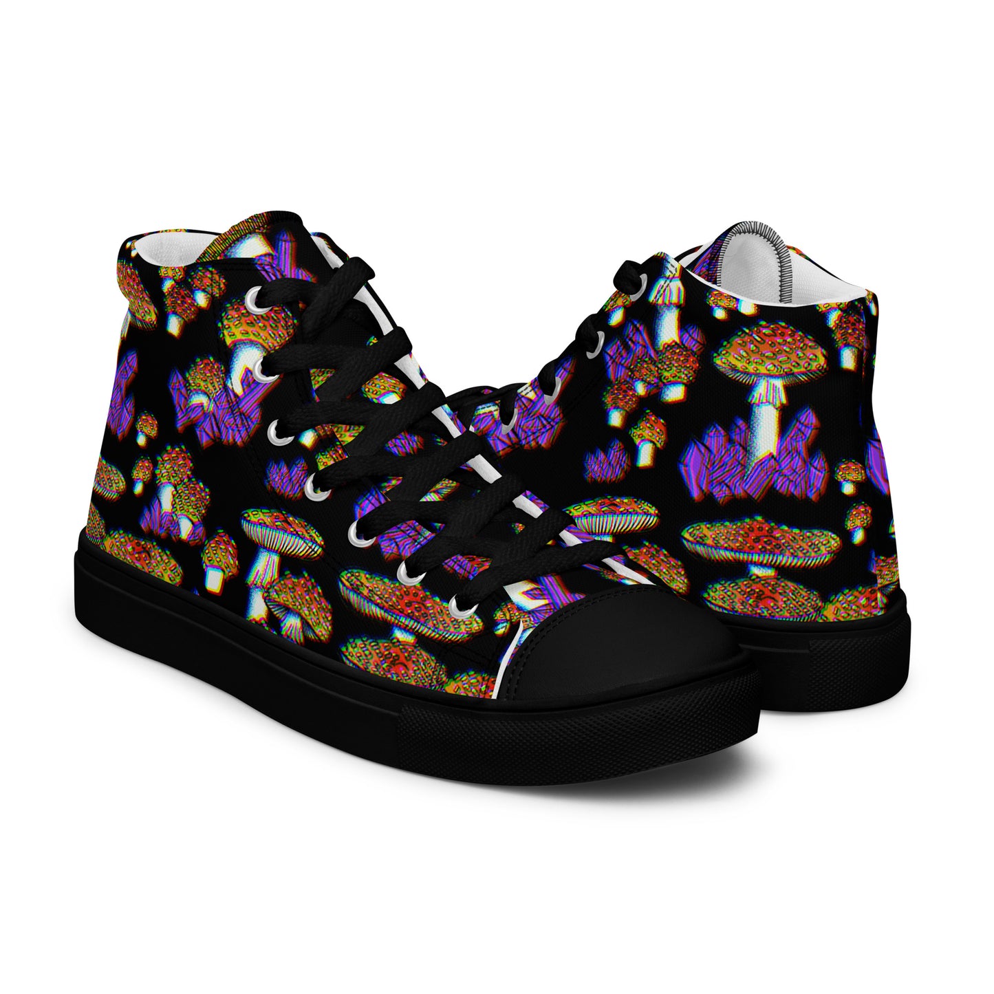 Amanita Amethyst high top canvas shoes (Men’s Sizing)