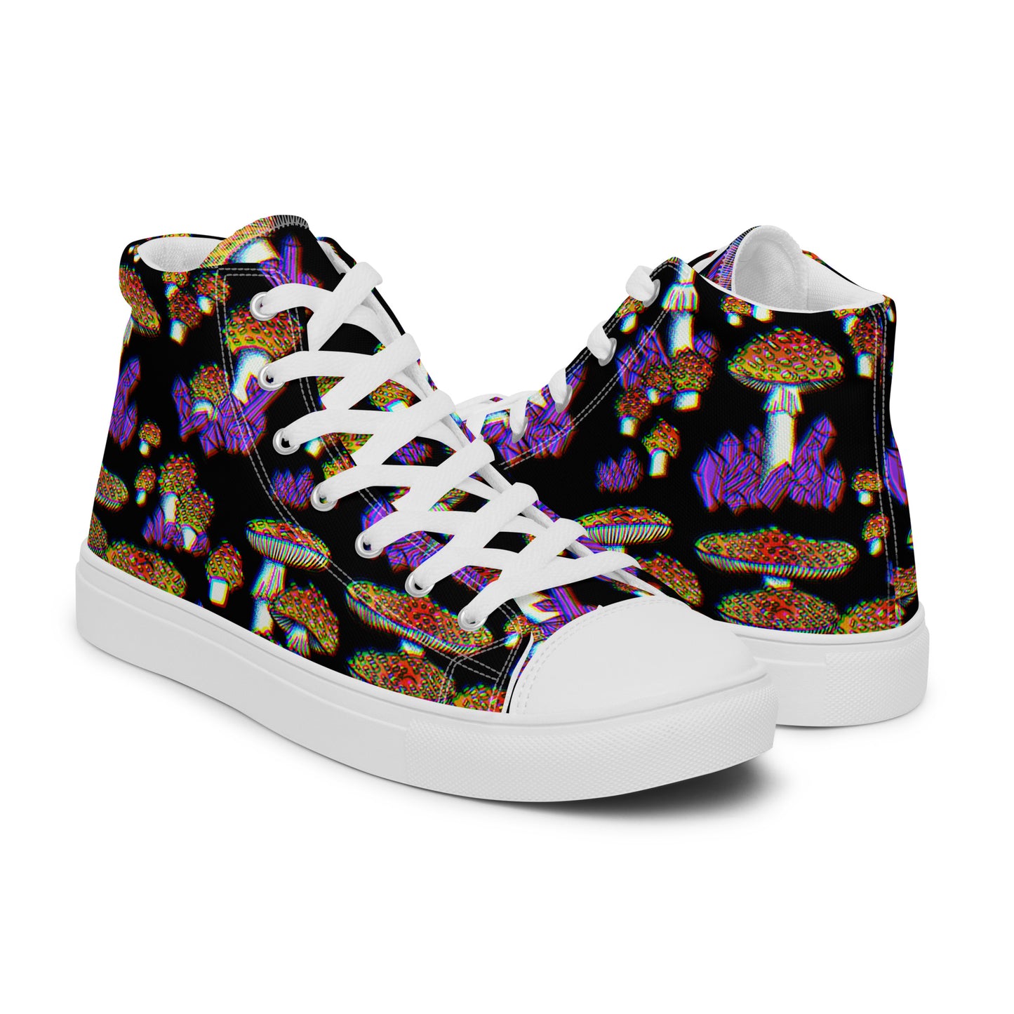 Amanita Amethyst high top canvas shoes (Men’s Sizing)