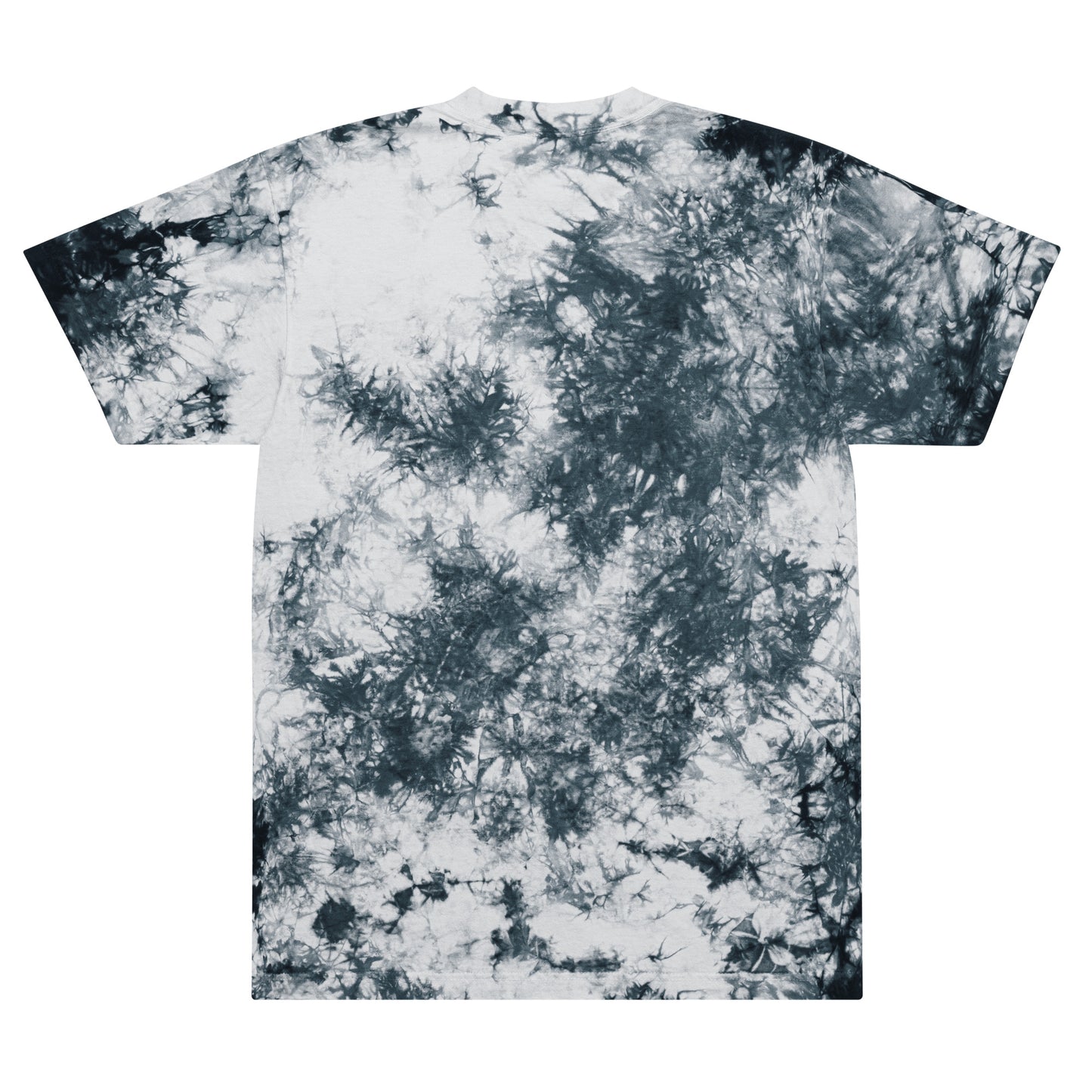 Embroidered Oversized tie-dye t-shirt - Moho-Shojo Logo