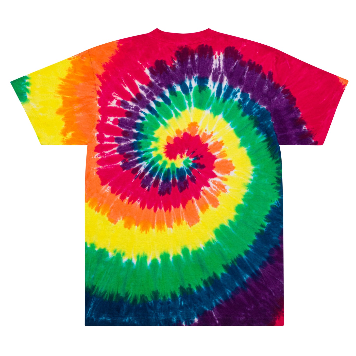 Embroidered Oversized tie-dye t-shirt - Moho-Shojo Logo