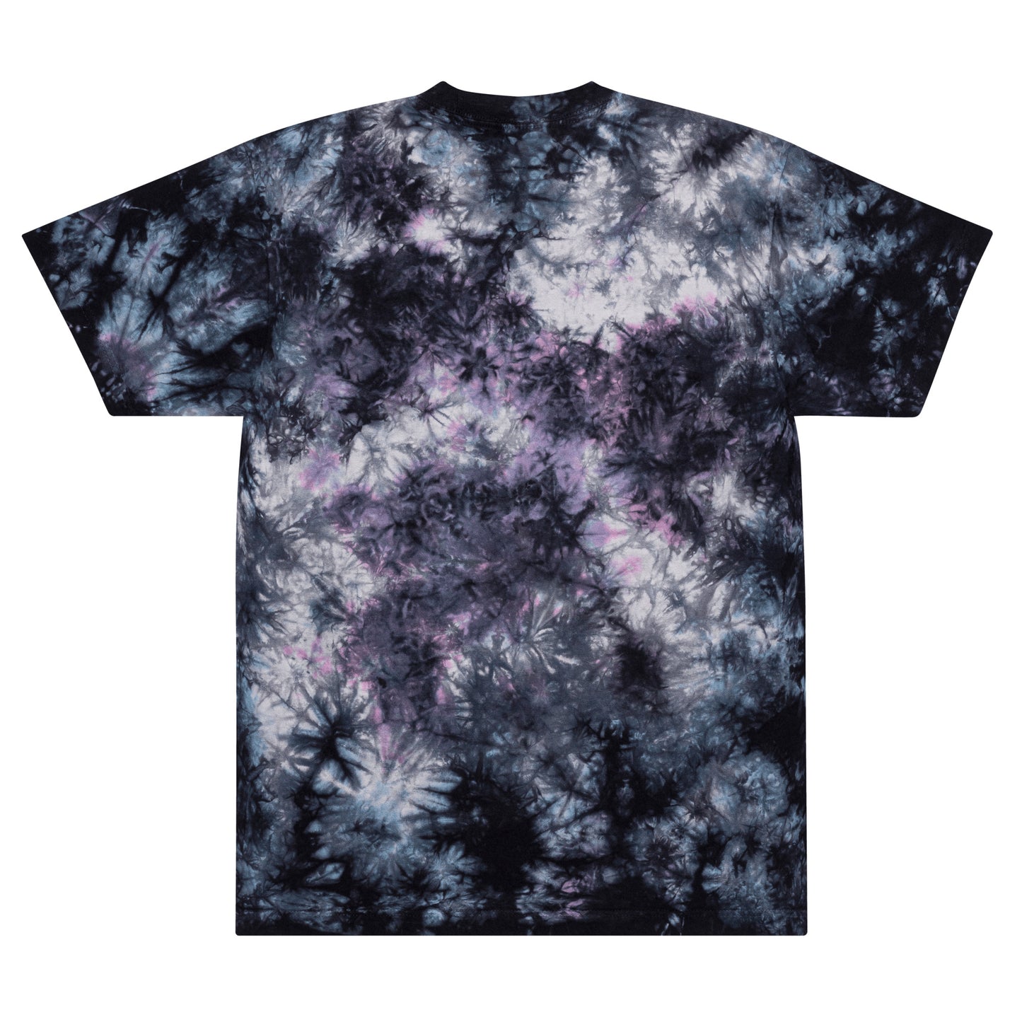 Embroidered Oversized tie-dye t-shirt - Moho-Shojo Logo