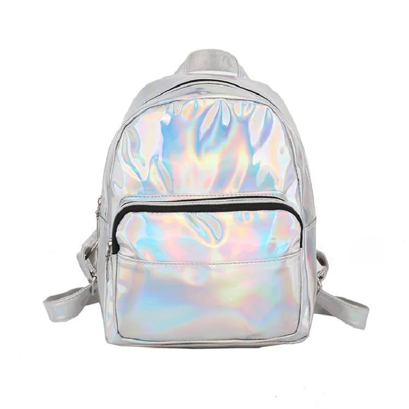 Holographic Mini Backpack