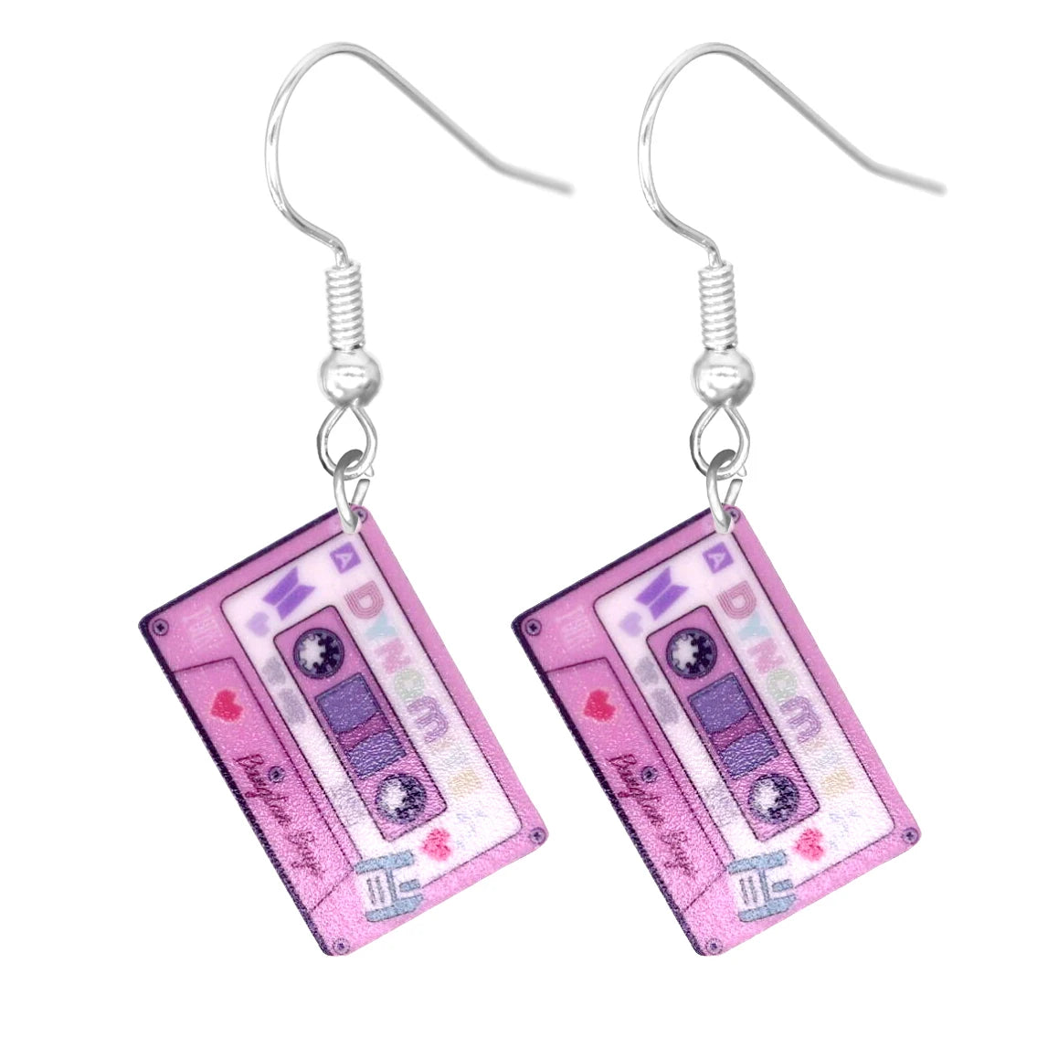 Pink Acrylic Earrings (individual Pairs)