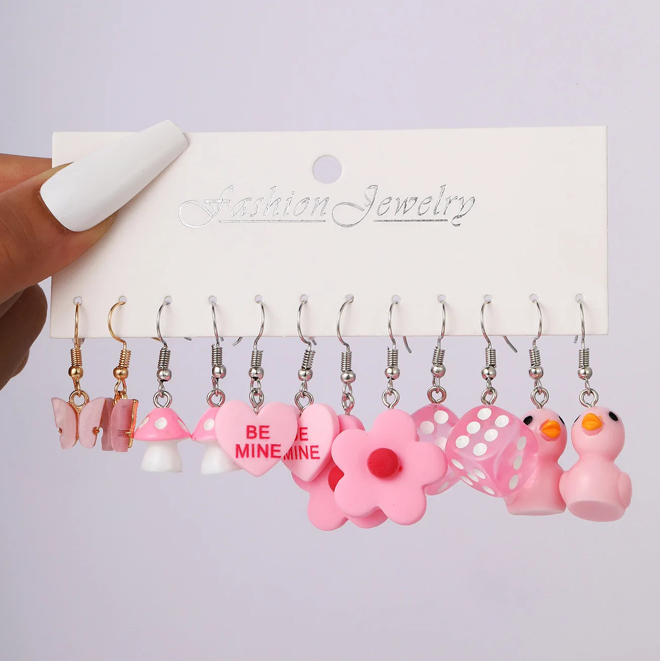 Candy Color Acrylic Small Earrings (Sets)