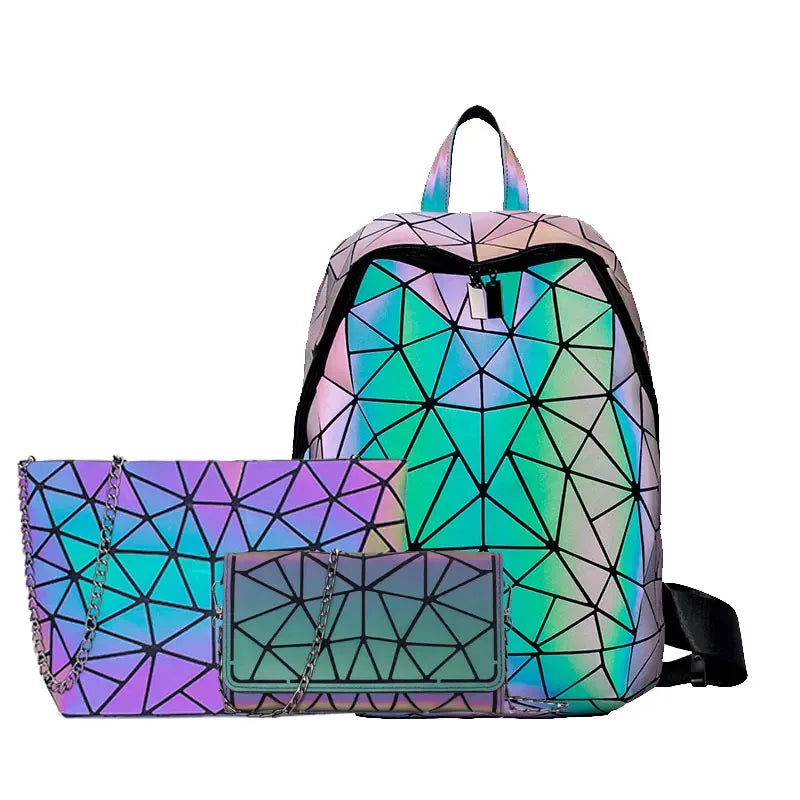 Rainbow Reflective Foldable Bags