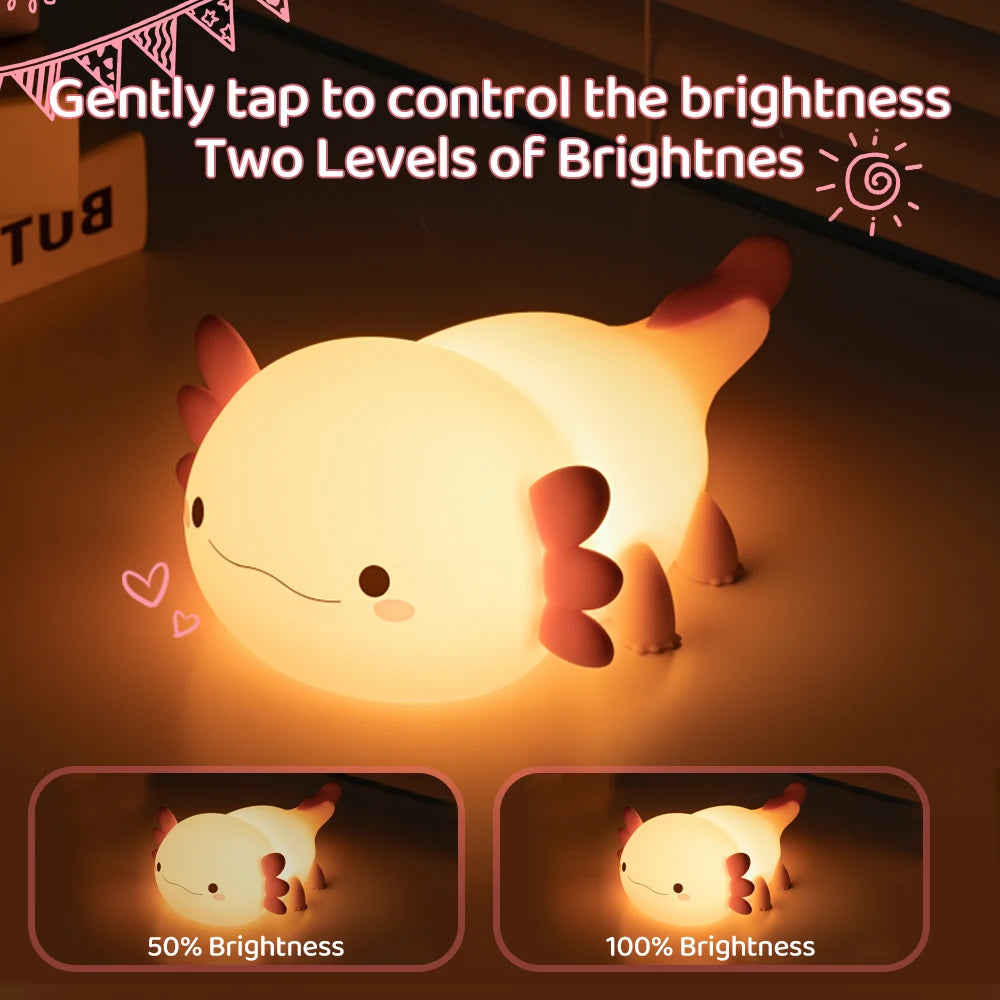 Axolotl Buddy Rechargeable Light