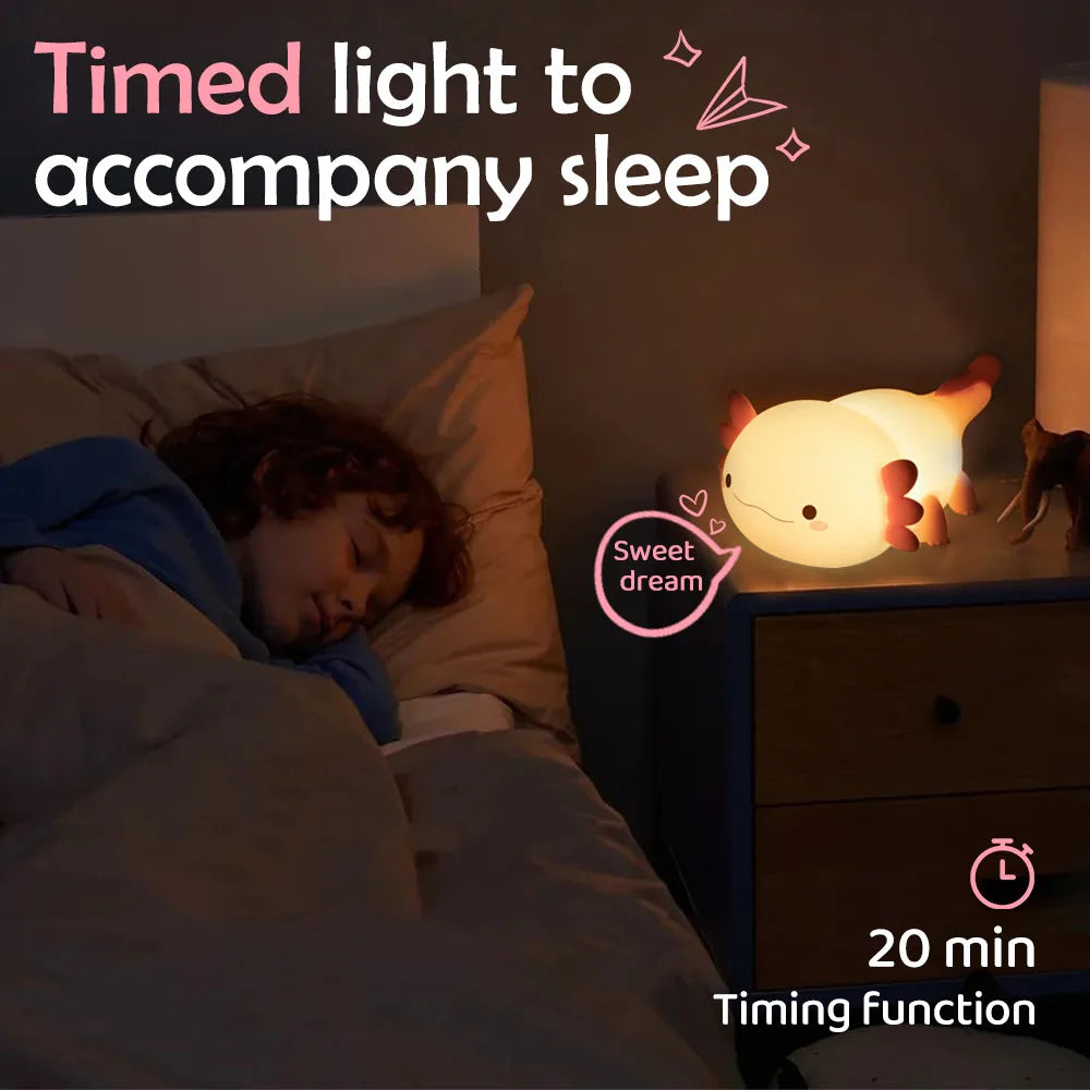 Axolotl Buddy Rechargeable Light