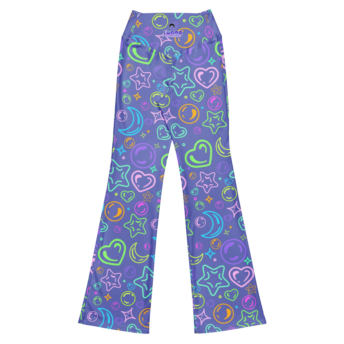 Sour Grape Bubbles Flare leggings