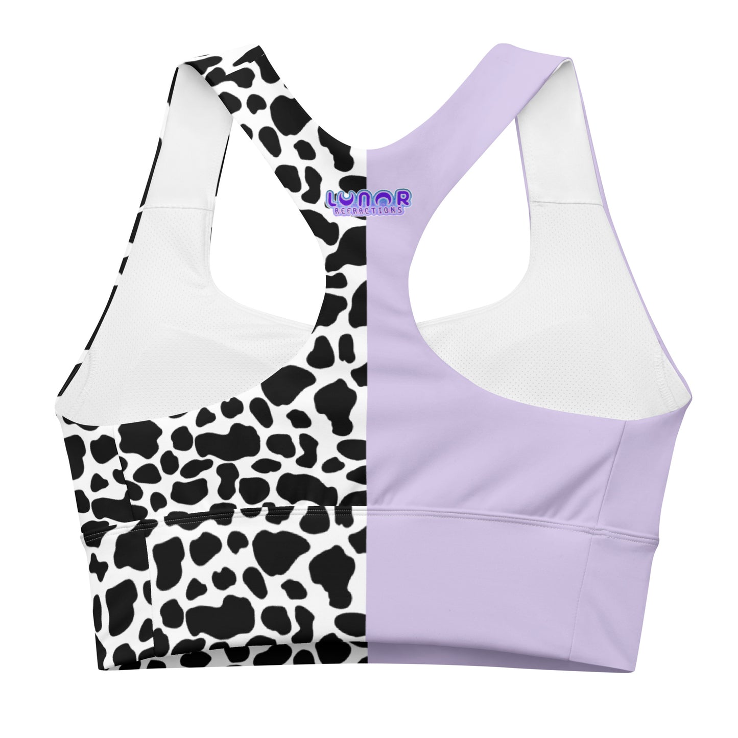 Taro Milk Tea Babe Longline sports bra