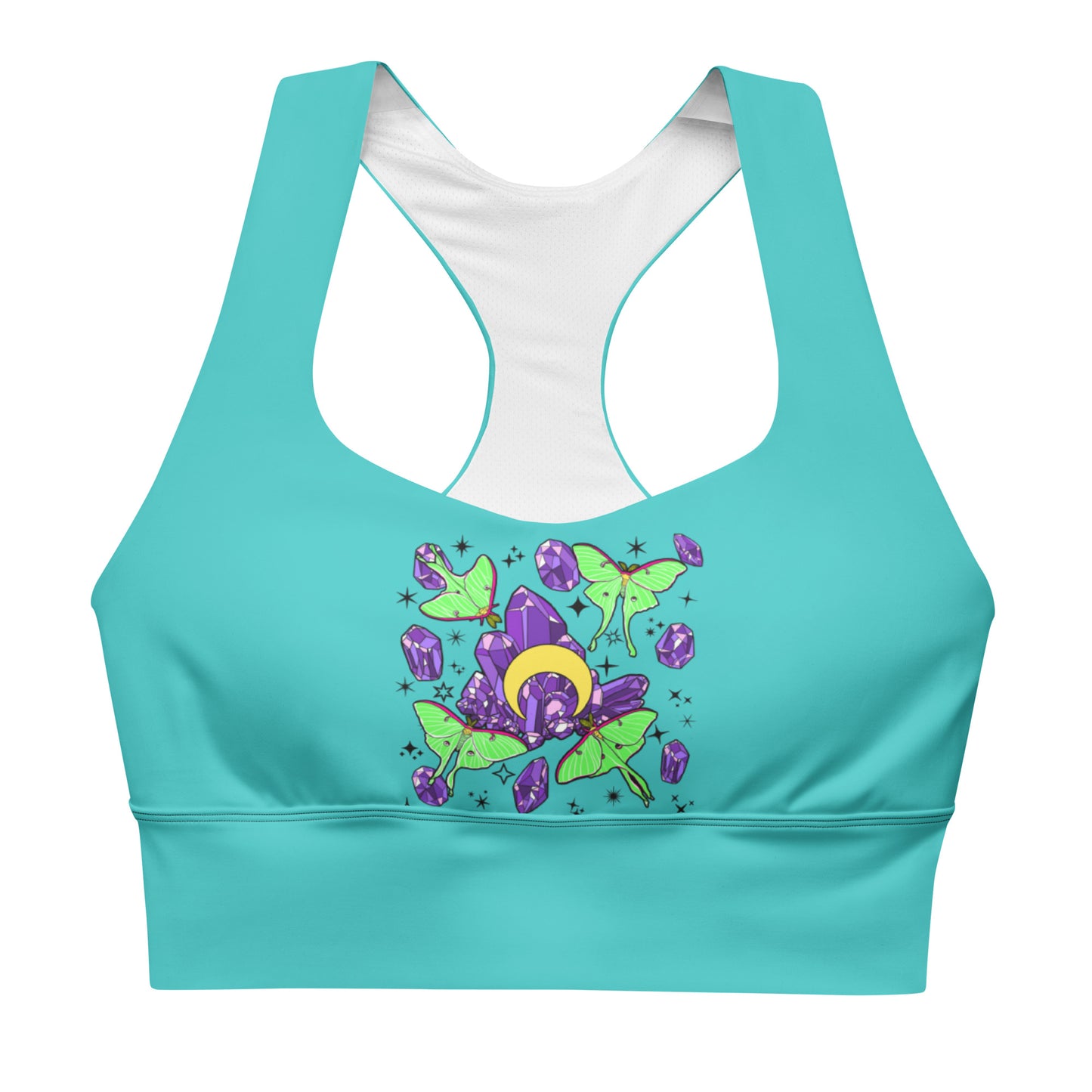 Luna Moth Longline sports bra