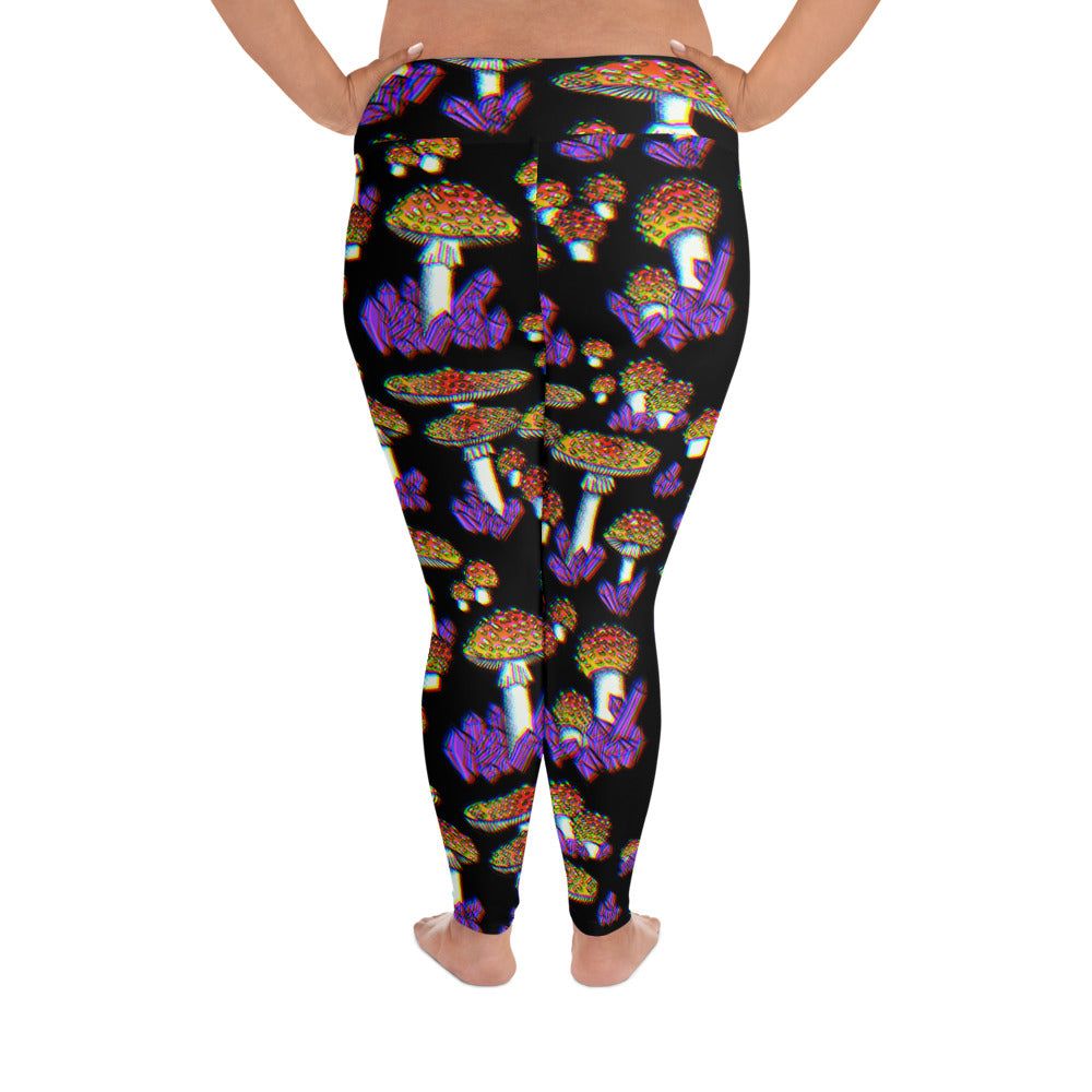 Amanita Amethyst Plus Size Leggings