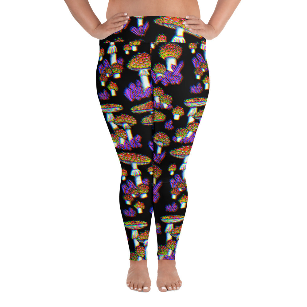 Amanita Amethyst Plus Size Leggings