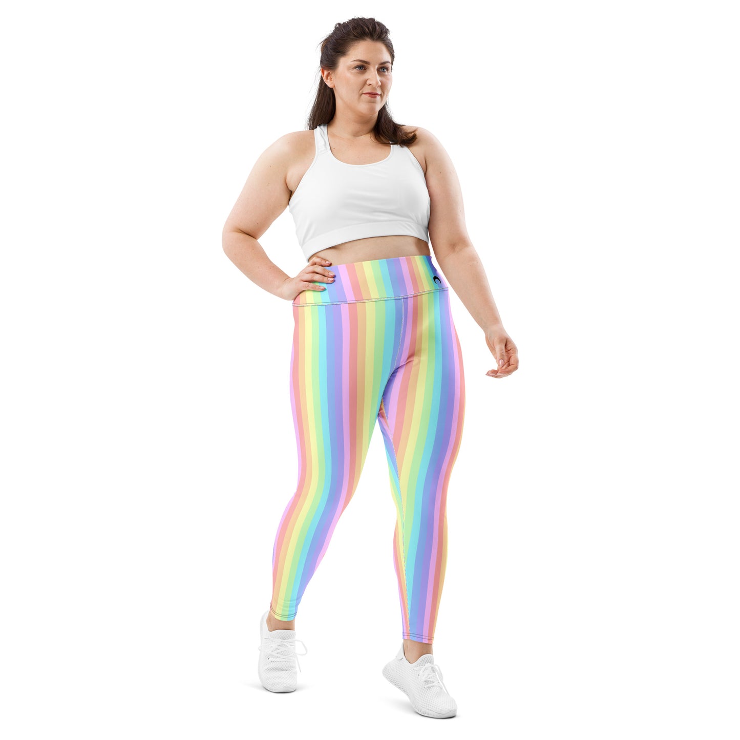 Pastel Rainbow Plus Size Leggings