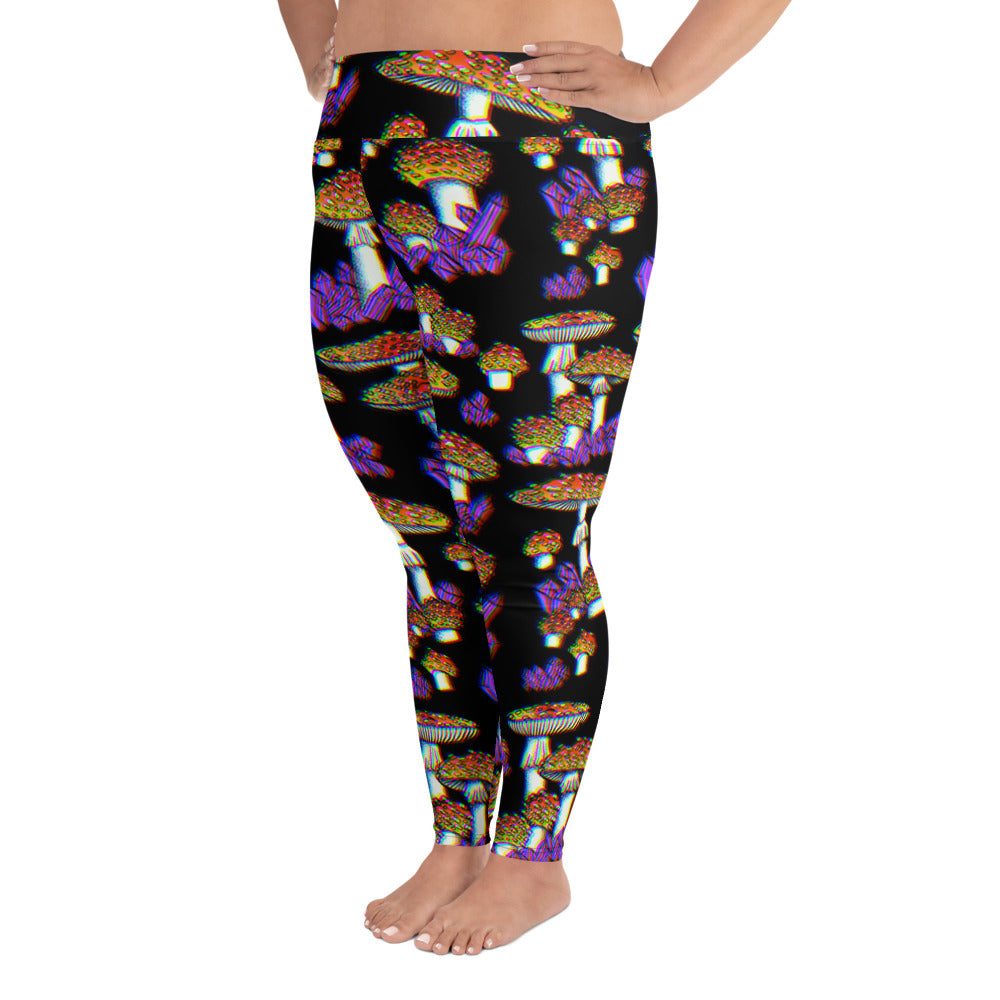 Amanita Amethyst Plus Size Leggings