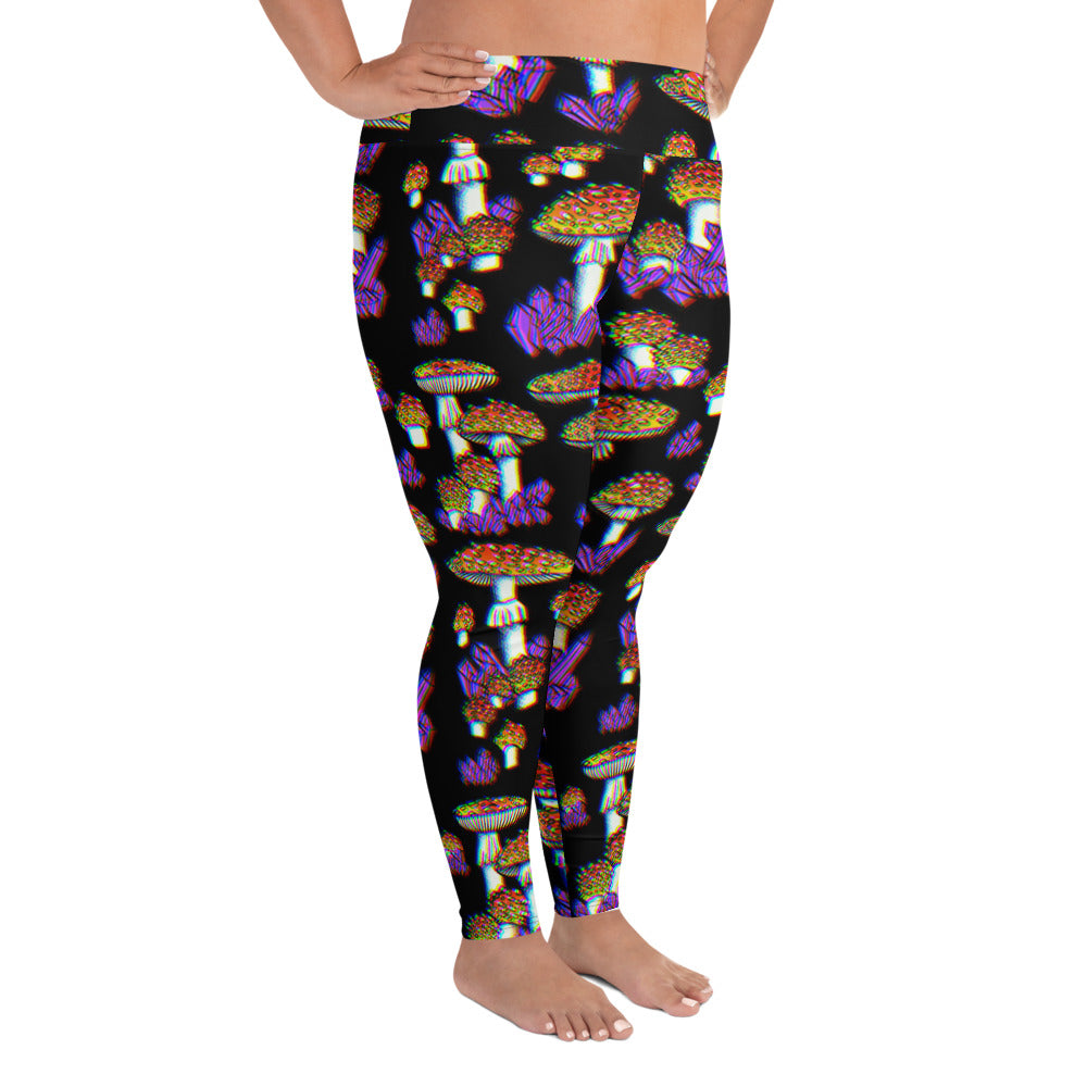 Amanita Amethyst Plus Size Leggings