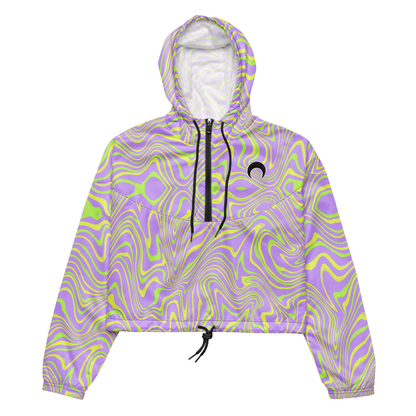 Liquid Lavender cropped windbreaker