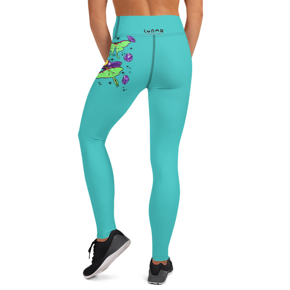 Luna Moth Yoga Leggings