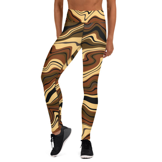 Liquid Dune Yoga Leggings