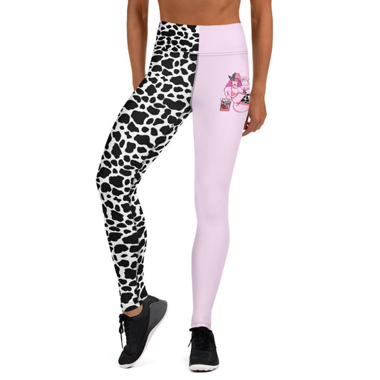 Strawberry Milk Babe Yoga Leggings